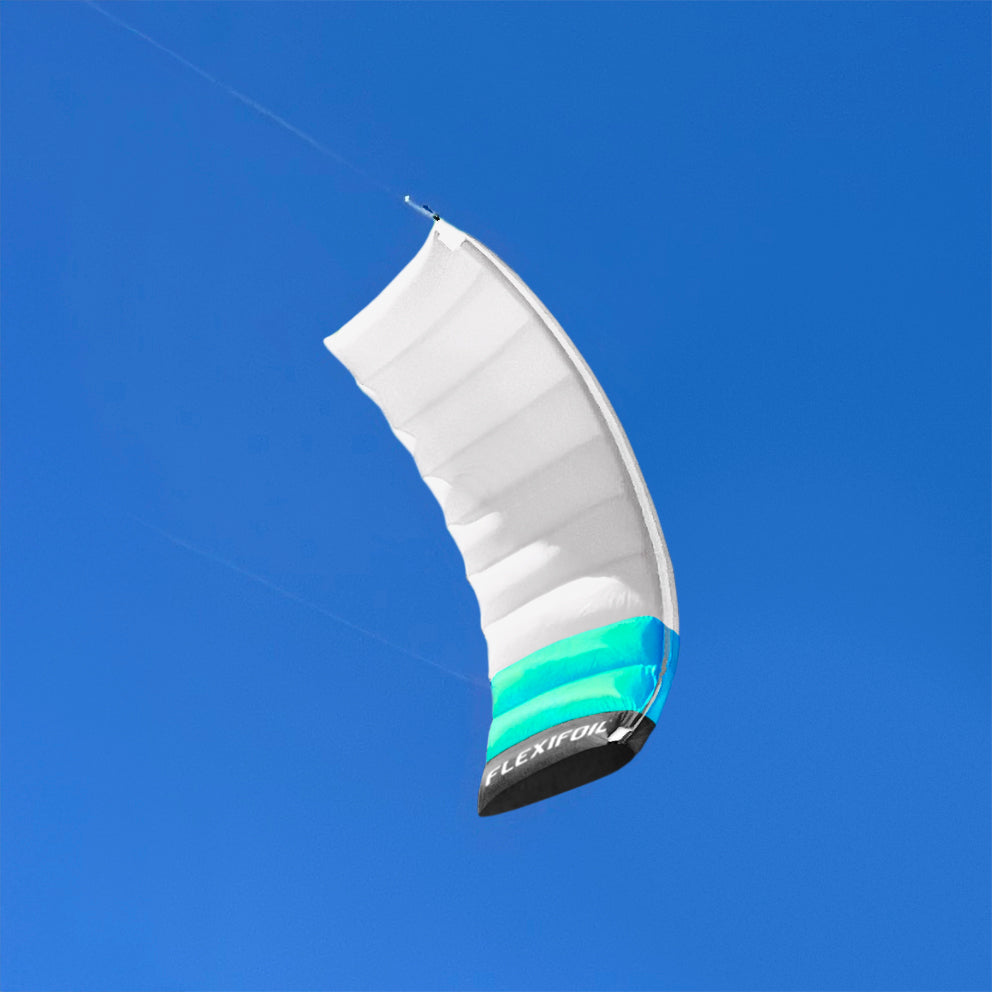 Flexifoil Stacker 6ft Cyan/White Maes Power Kite Reservation ...