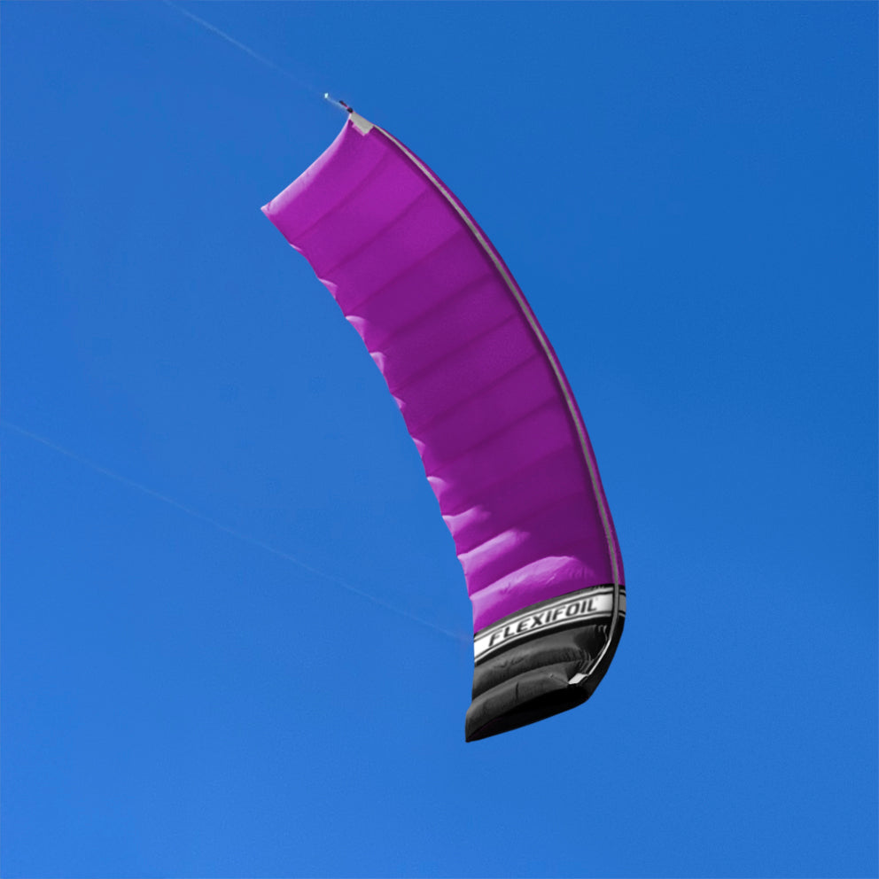 Pro-Team 8ft Purple Stacker Power Kite with Logo