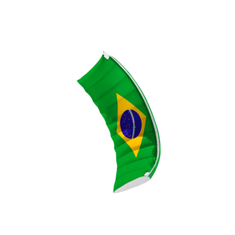 Stacker 6ft Brazil Flag Power Kite