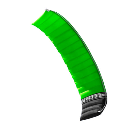 Super 10ft Green Stacker Power Kite with Logo