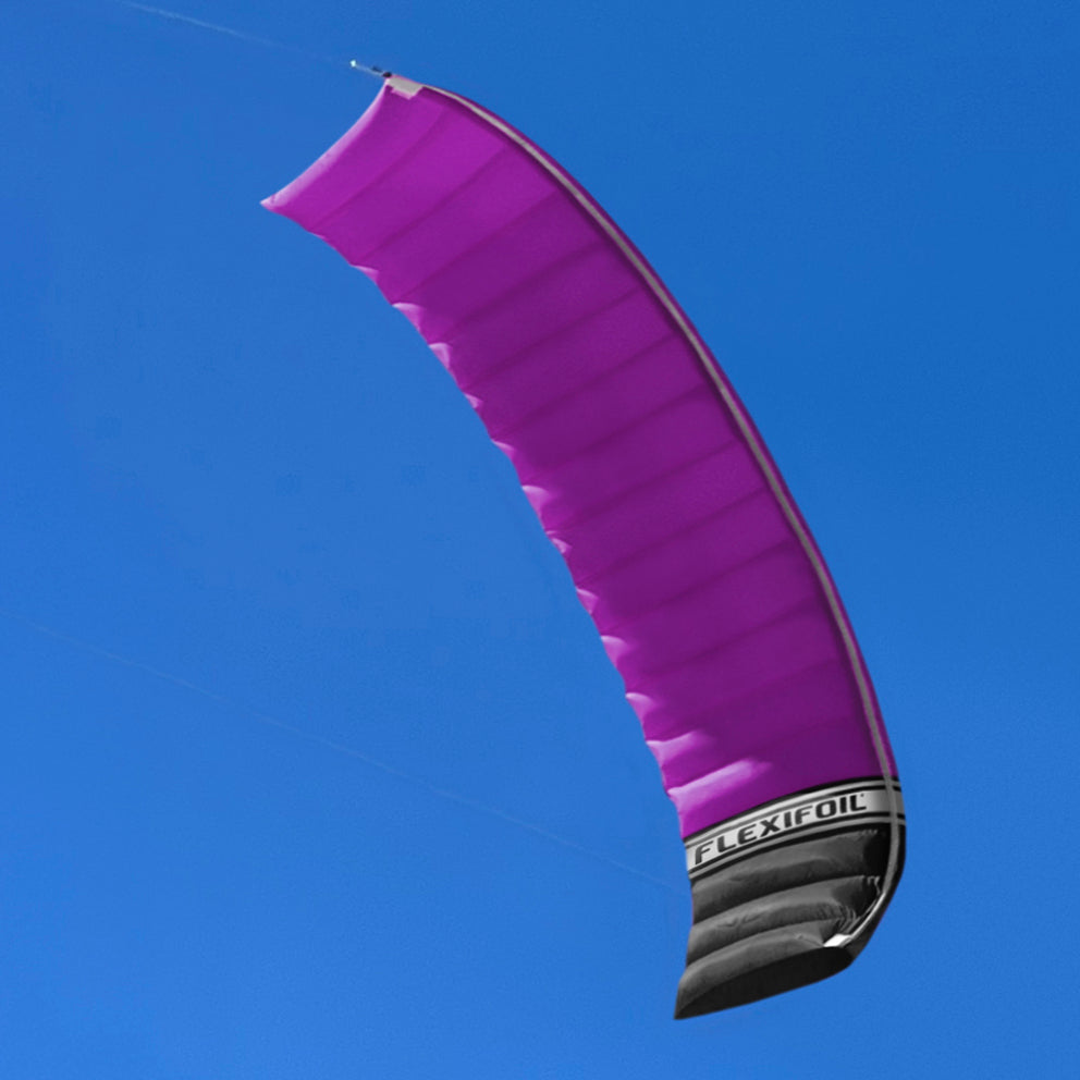 Super 10ft Purple Stacker Power Kite with Logo