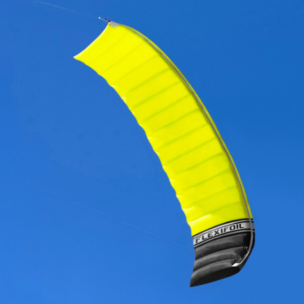 Flexifoil Super 10ft Yellow Stacker Power Kite with Logo Reservation ...