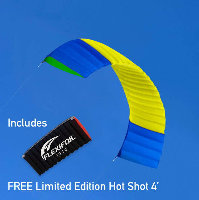 Hyper 12ft Blue / Yellow / Blue Power Kite Pre-Order