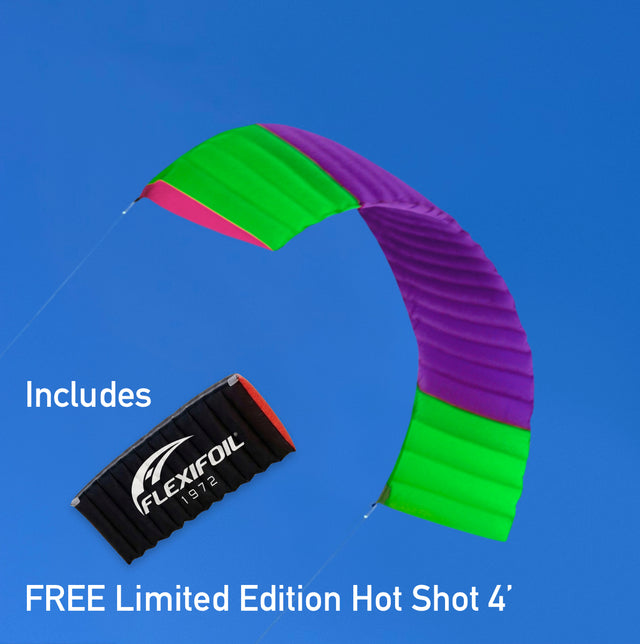 Hyper 12ft Green / Purple / Green Power Kite Pre-Order
