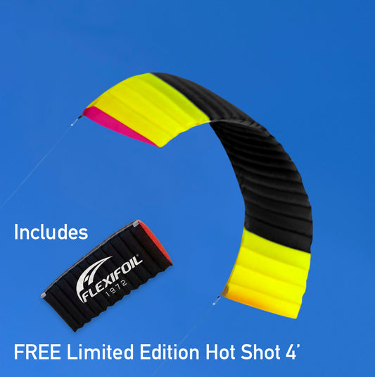 Hyper 12ft Yellow / Black / Yellow Power Kite Pre-Order