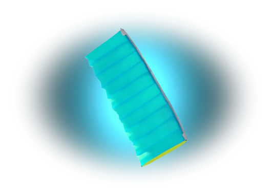Hot Shot 4ft Cyan Stacker Power Kite